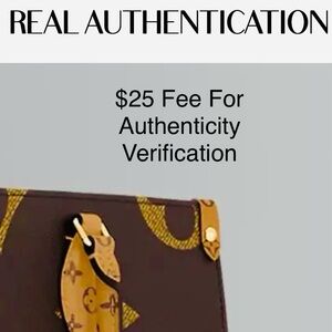 Authentication Service fee For Luxury Purses and Wallets